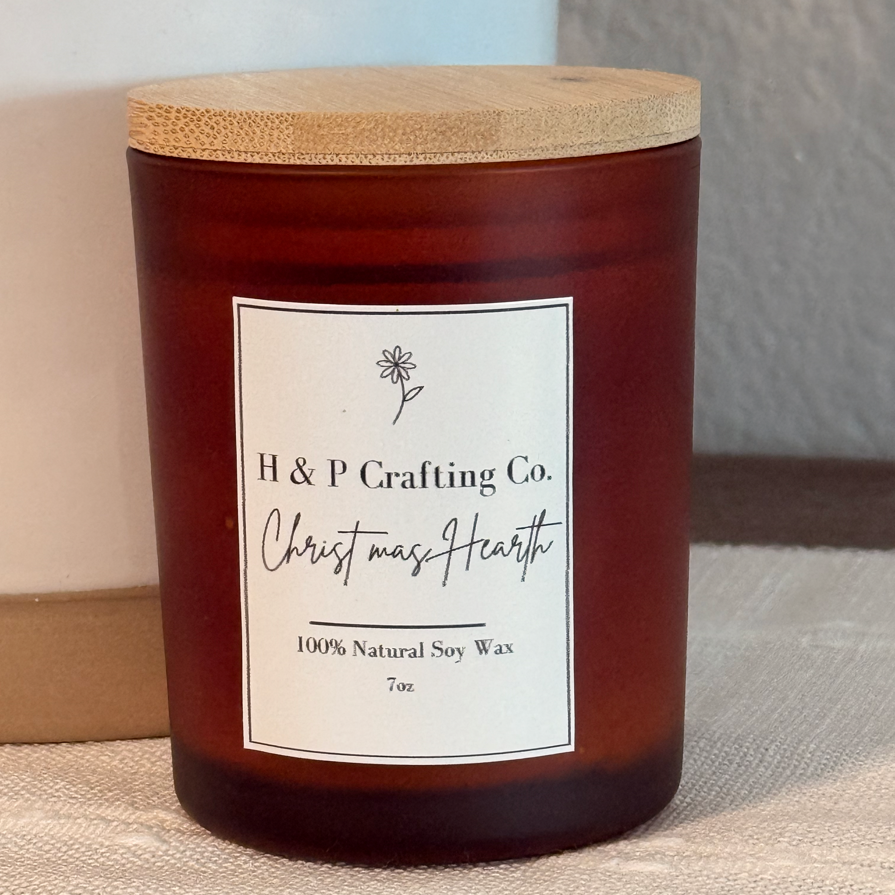 Christmas Hearth Candle